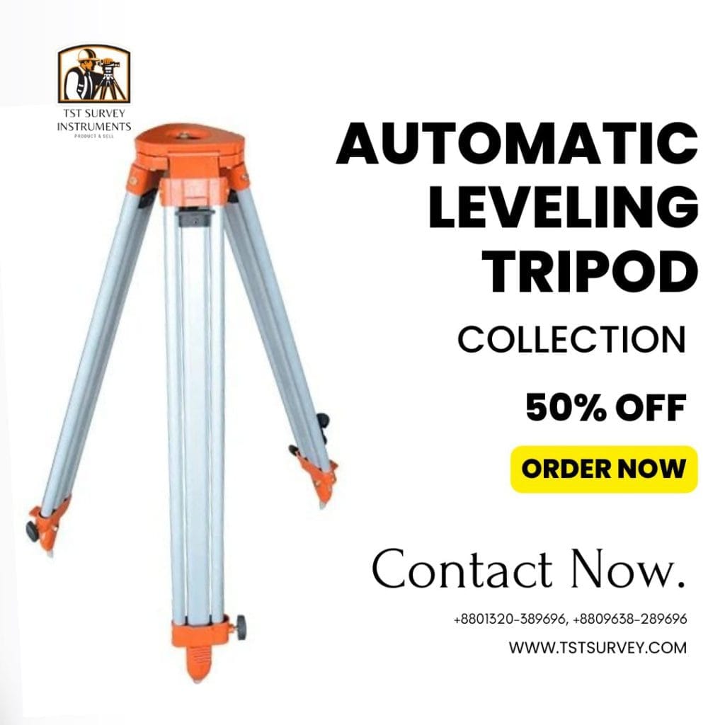 AUTOMATIC LEVELING MACHINE TRIPOD TST Survey Instruments