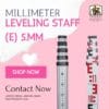 MILLIMETER Leveling Staff 5 SECTION