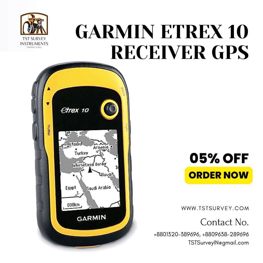 Maligno movimiento legislación GARMIN eTrex 10 RECEIVER GPS | TST Survey Instruments