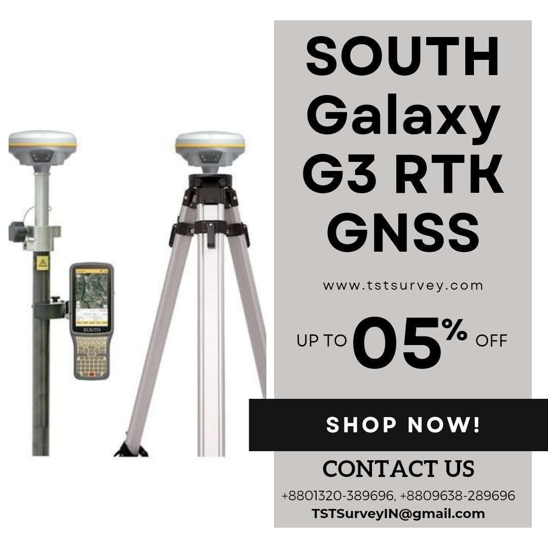 SOUTH Galaxy G3 RTK GNSS Receiver TST Survey Instruments