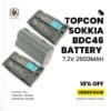 BDC46 Sokkia Topcon CDC68 Battery