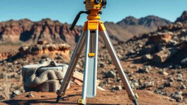 Double-Lock Aluminum Tripod