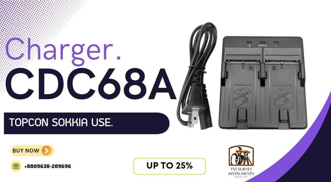 CDC68 Sokkia Topcon Charger